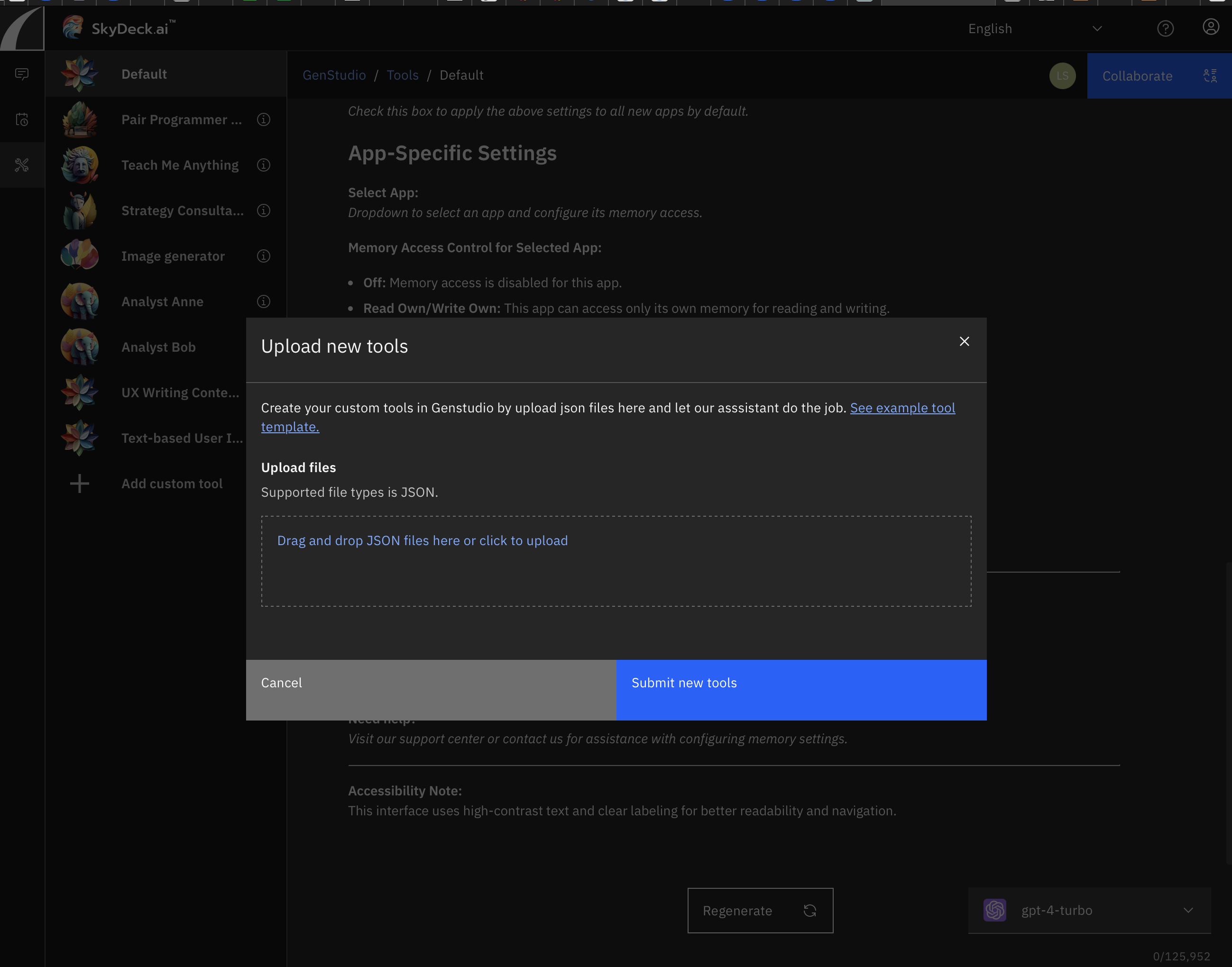 télécharger un outil personnalisé