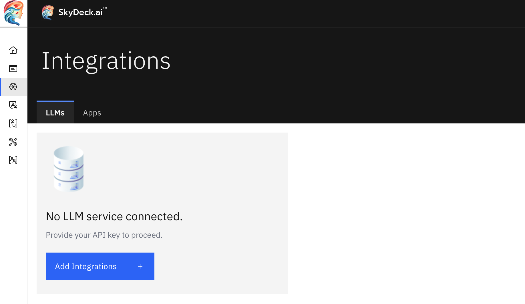 page des intégrations