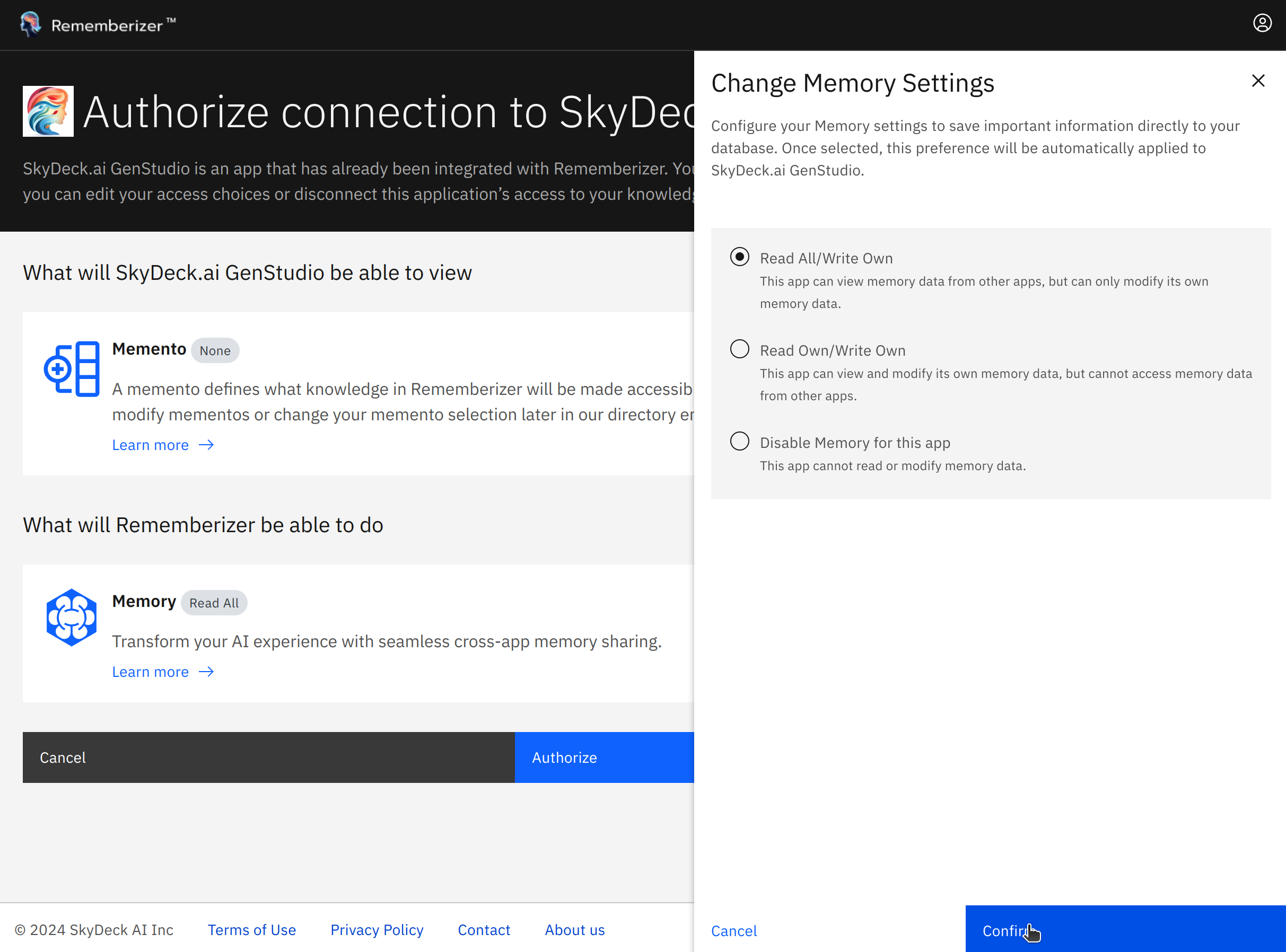 définir les préférences de mémoire